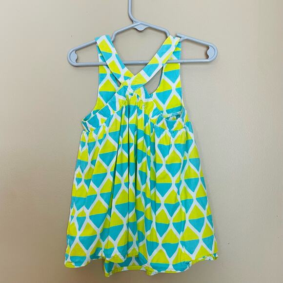 🛍️4 for $20🛍️ Carter's Girls Size 4 Sleeveless Colorful Top Neon Casual Top - Picture 2 of 5